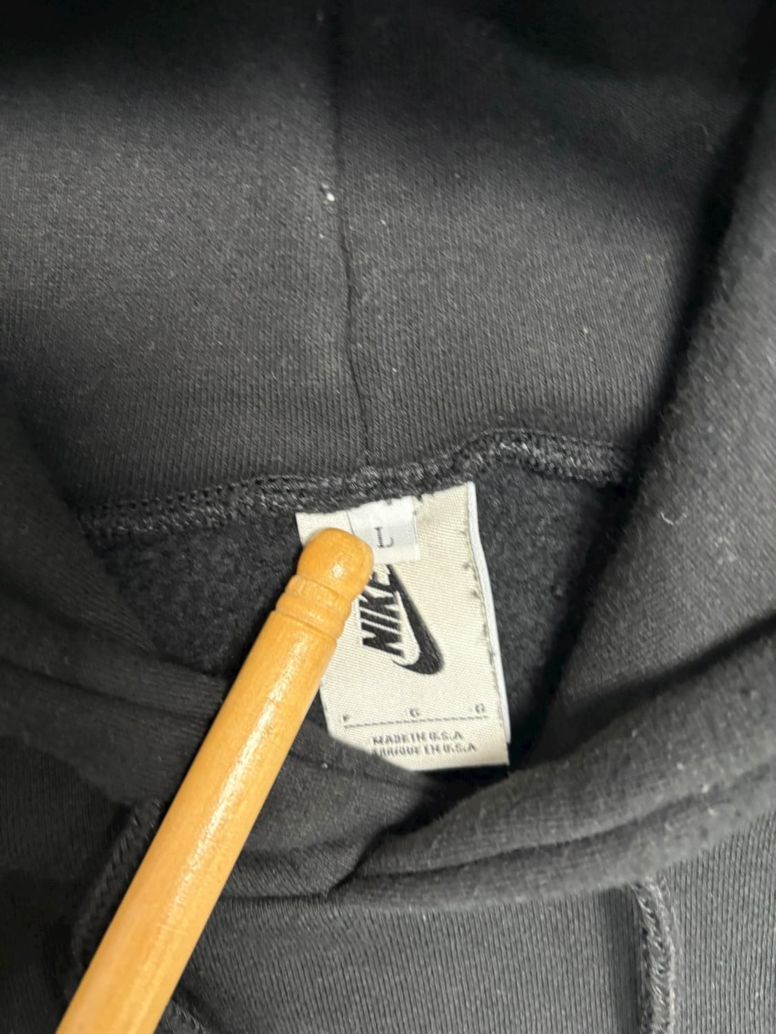 나이키 백로고 후드티 블랙 상품이미지7