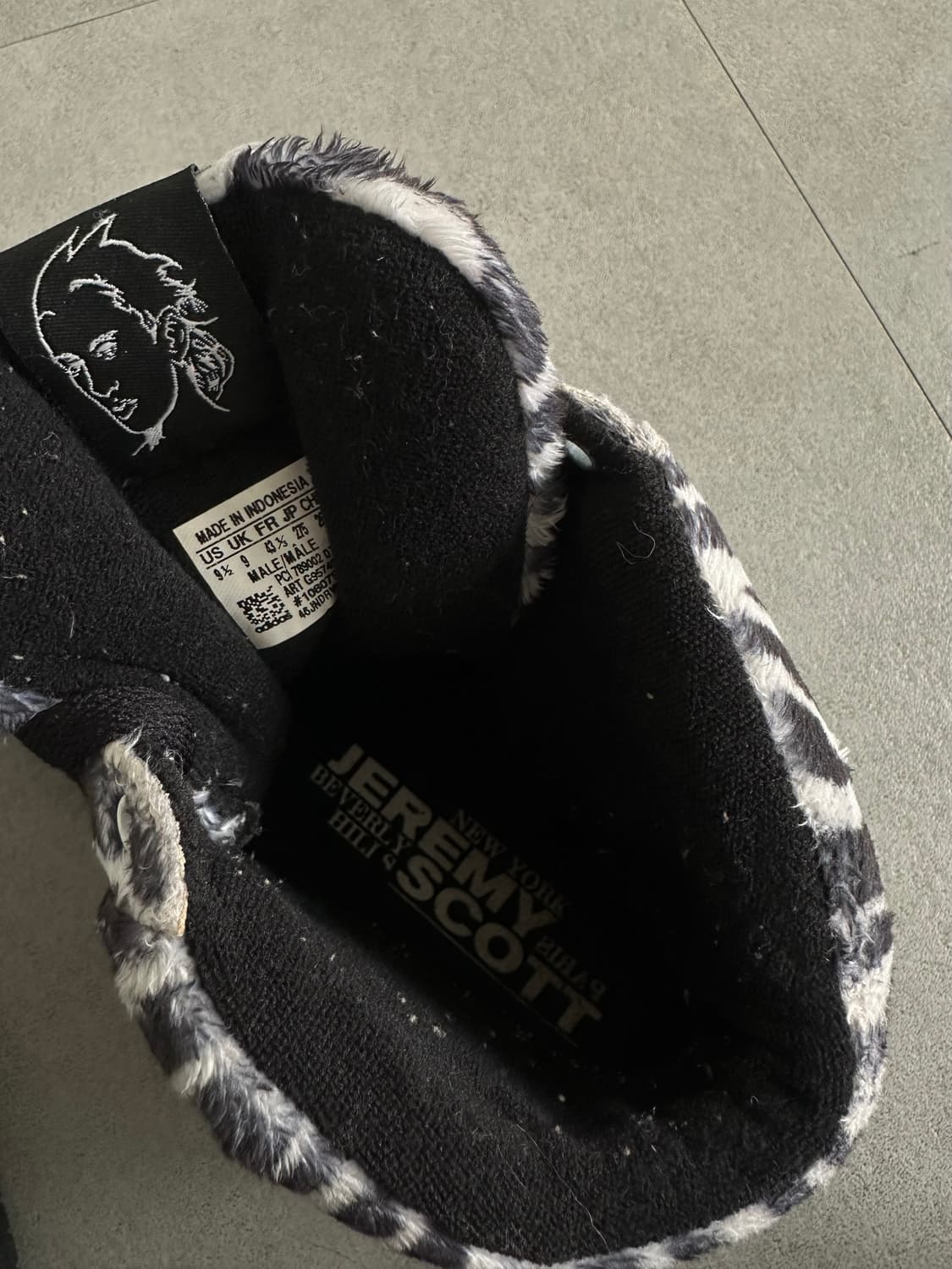 제레미스캇 지브라 하이 스니커즈 상품이미지8