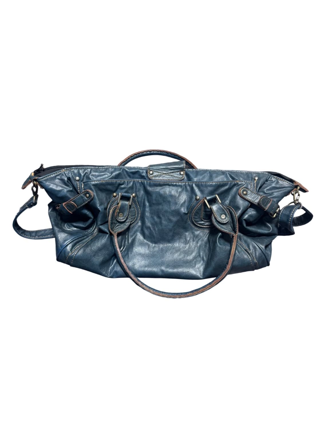 "Unknown" OO's Dark Blue Leather Bag 상품이미지2