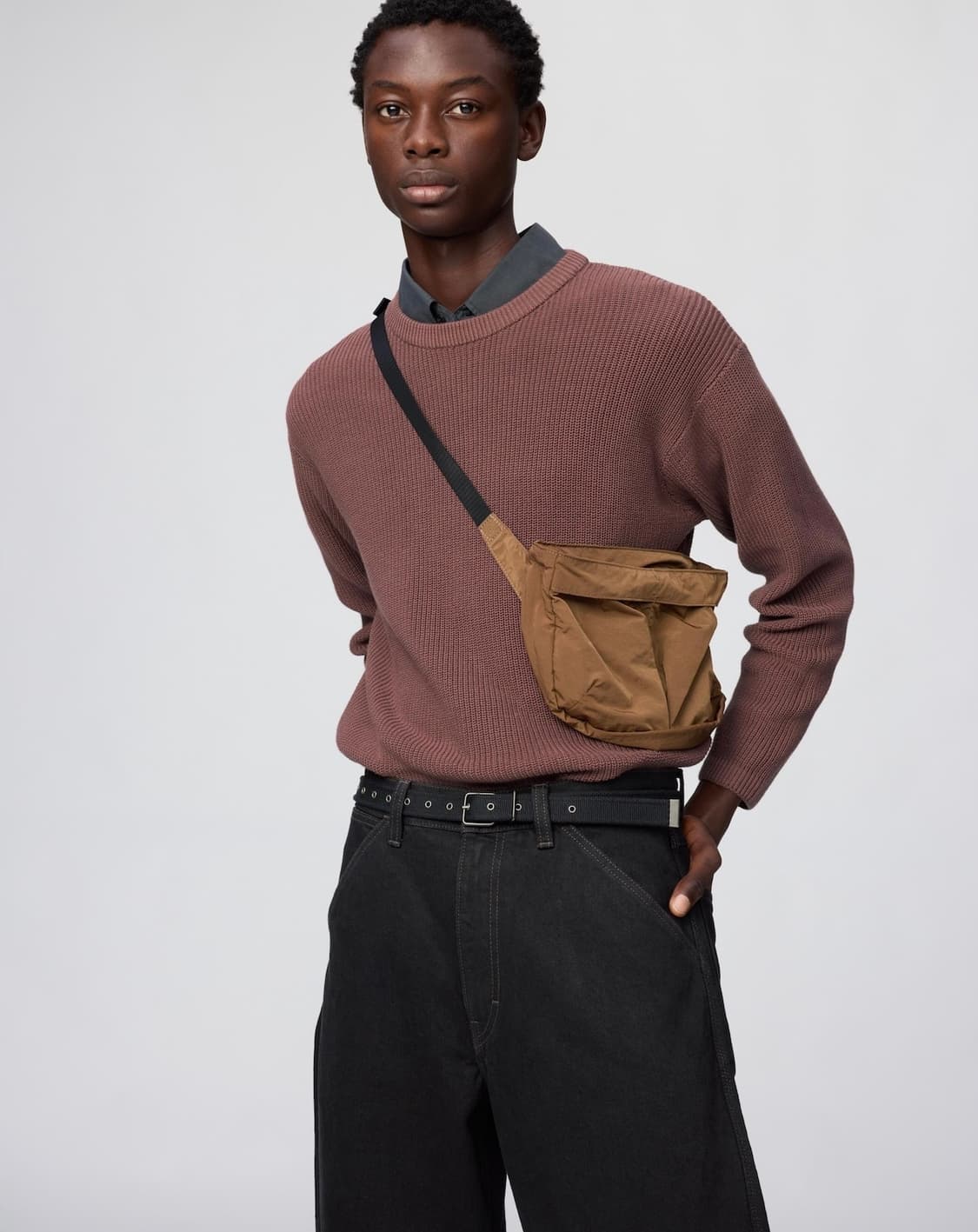 [M,L] 유니클로 U 테이프벨트 블랙, 블루, 화이트 상품이미지5