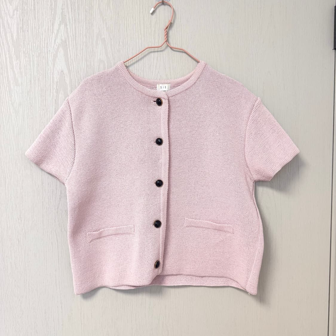 시에 sie 반팔 자켓 핑크 상품이미지1