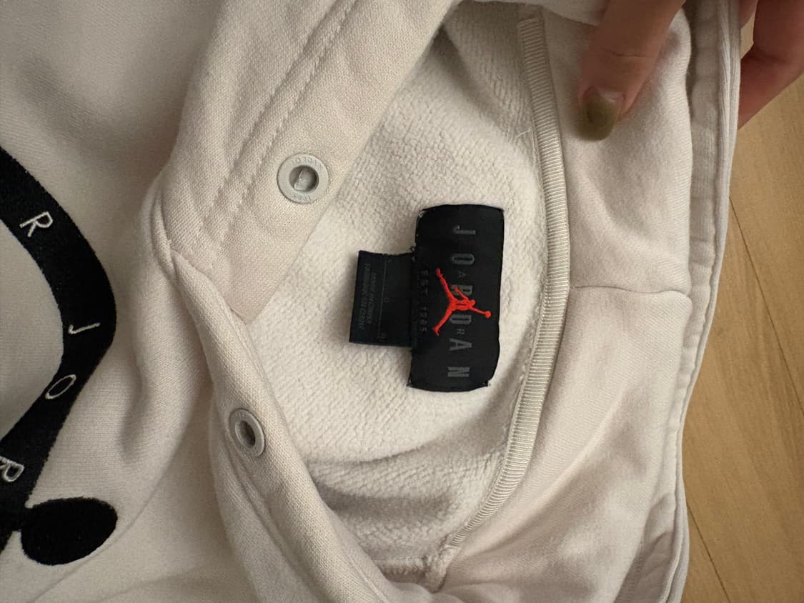 조던X오프화이트 콜라보 후드티 L 상품이미지3