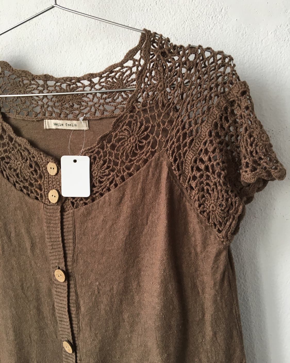 Crochet trimming point blouse 상품이미지5