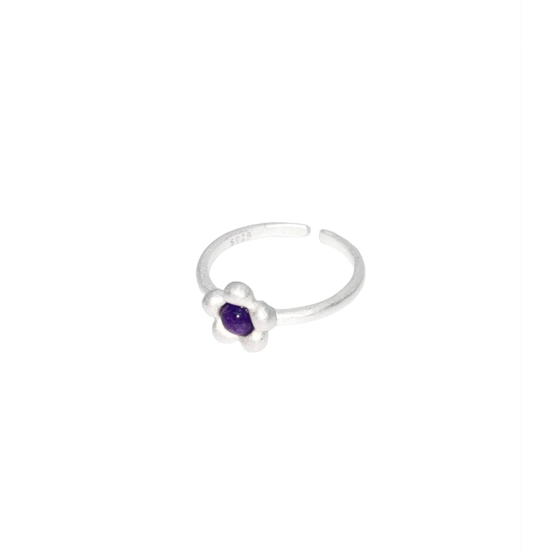 VeVe venom flower silver ring - purple 상품이미지2