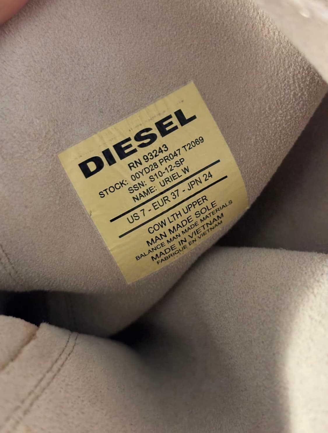 디젤 스웨이드 본디지 부츠 상품이미지9