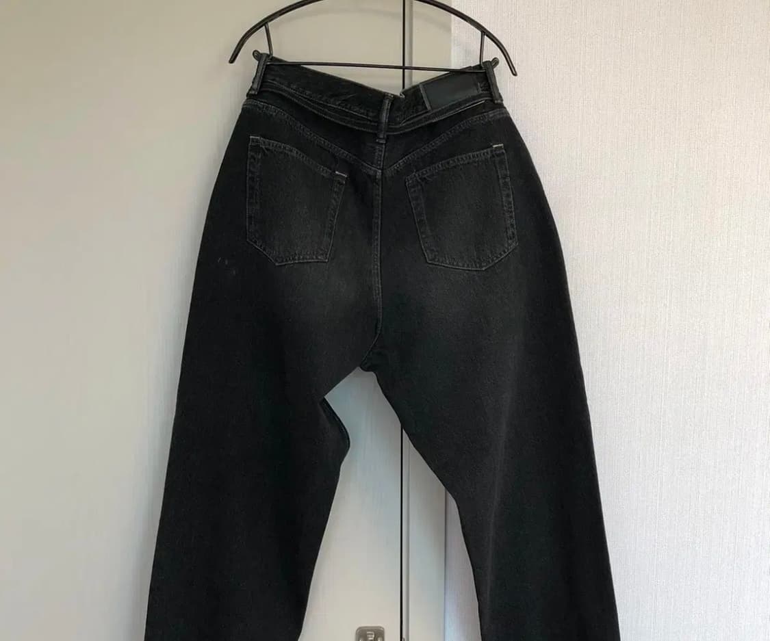 Acne studios 아크네스튜디오 1991 toj 루즈핏진 블랙 34 상품이미지5