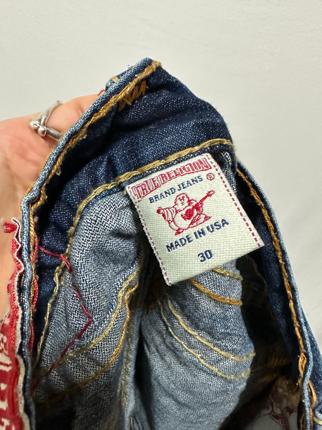 트루릴리전 데님 팬츠 상품이미지4