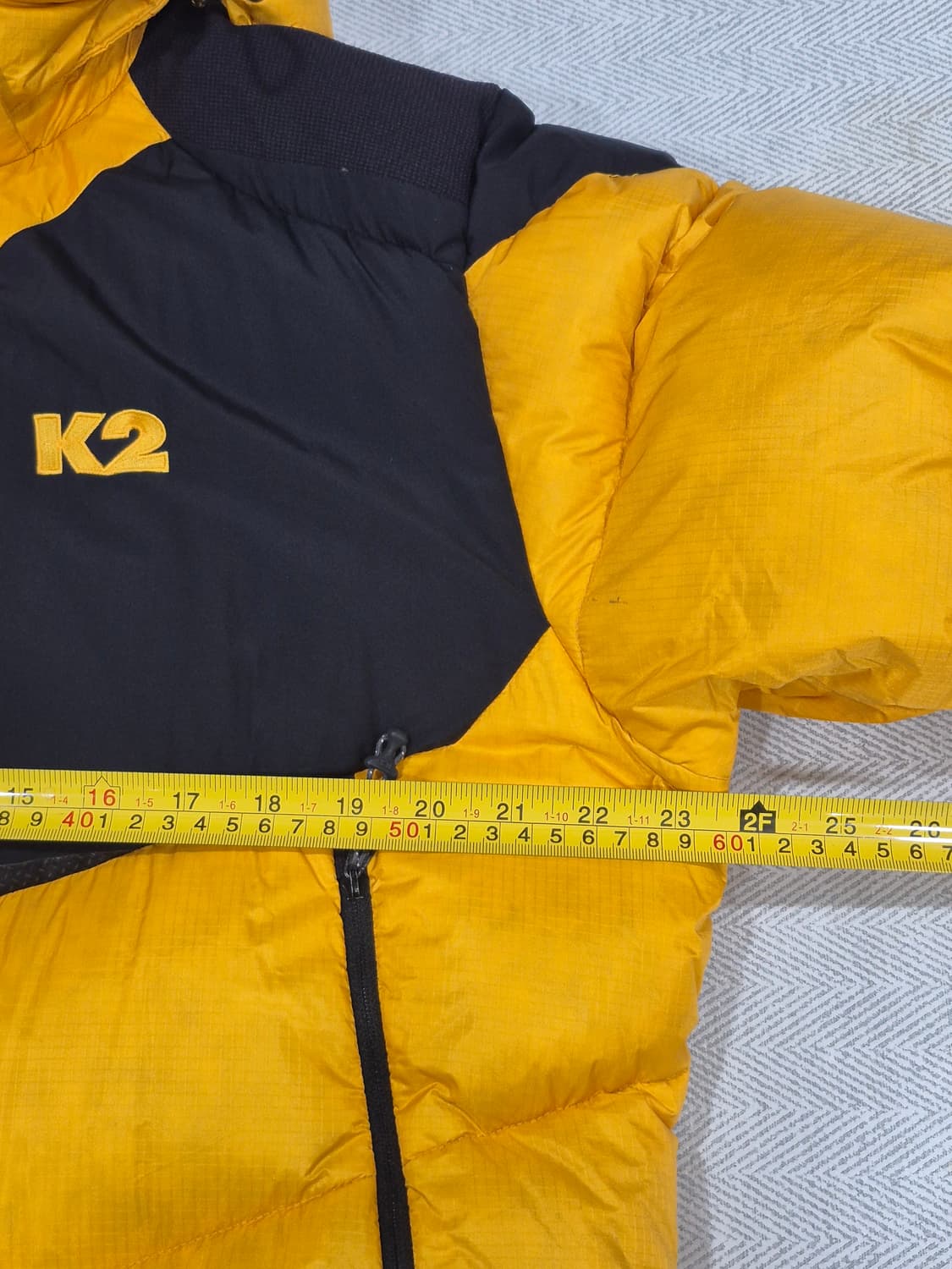 K2 프랑스구스다운 800필파워 윈드스토퍼 빵빵한 패딩 남성 105사이즈 상품이미지8