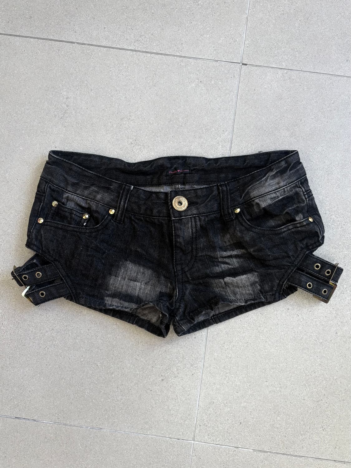 버클 워싱 반바지 상품이미지1