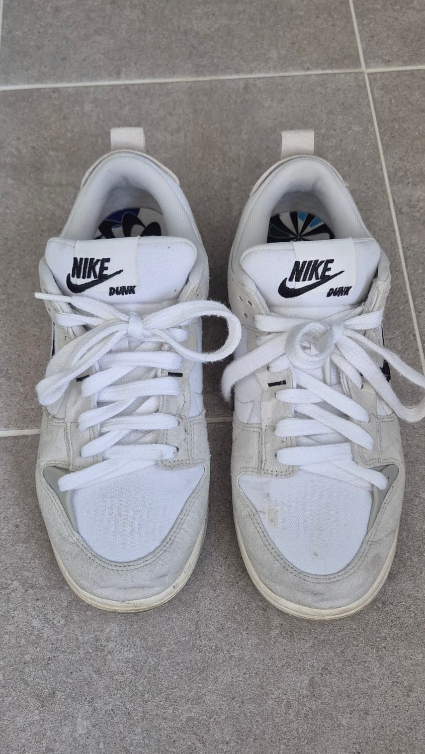 (W) 나이키 덩크 로우 디스럽트 2 화이트 라이트 본 상품이미지1