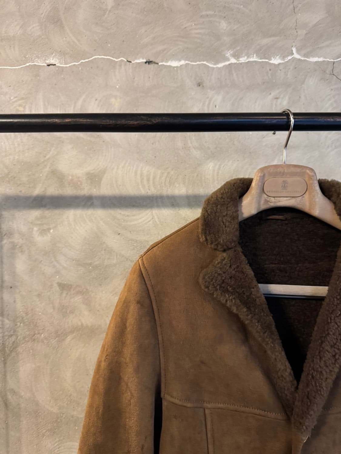 EMMETI 스웨이드 레더 코트 슬림100 상품이미지7