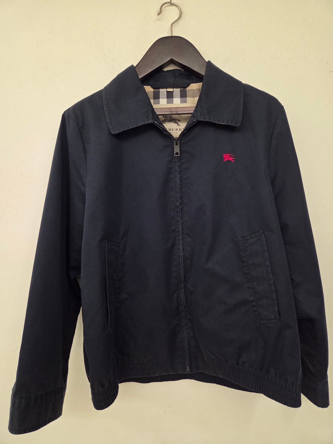 버버리 네이비 블루종 자켓 L사이즈 상품이미지1