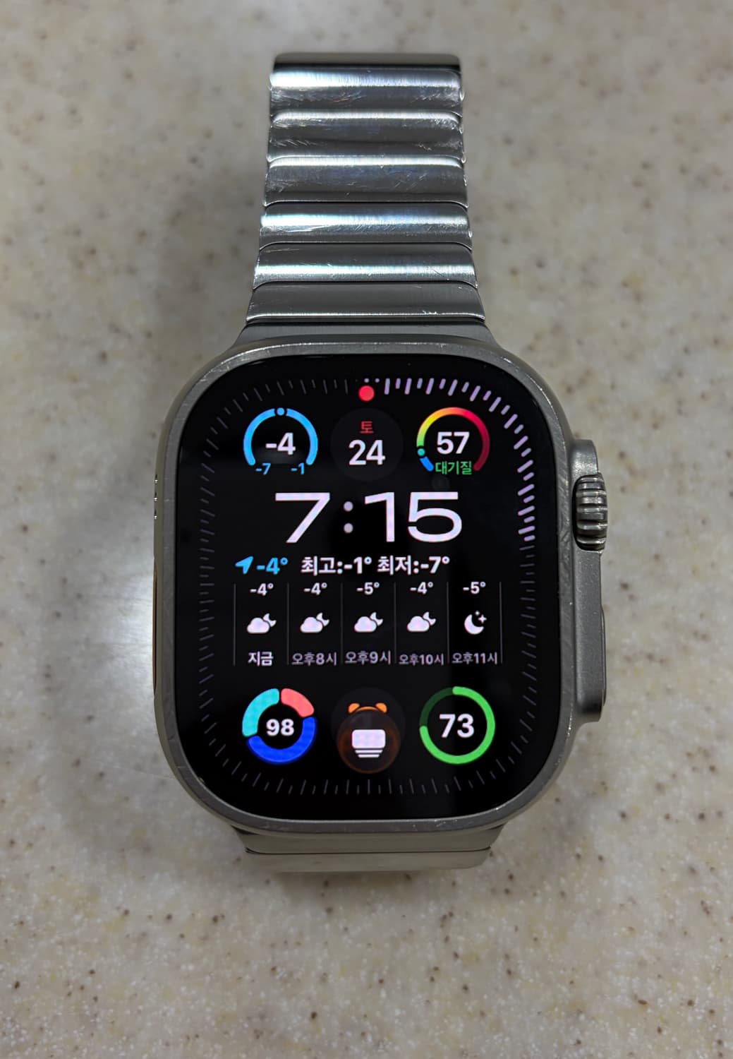 애플워치 울트라 2 49mm 셀룰러 & 애플 정품 링크브레이슬릿 스트랩 상품이미지1