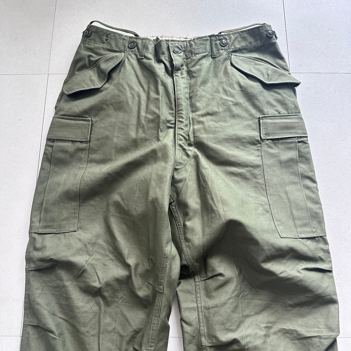50s 오리지널 데드스탁 M51 필드 팬츠 L-R 풀셋 (내피포함) 상품이미지2