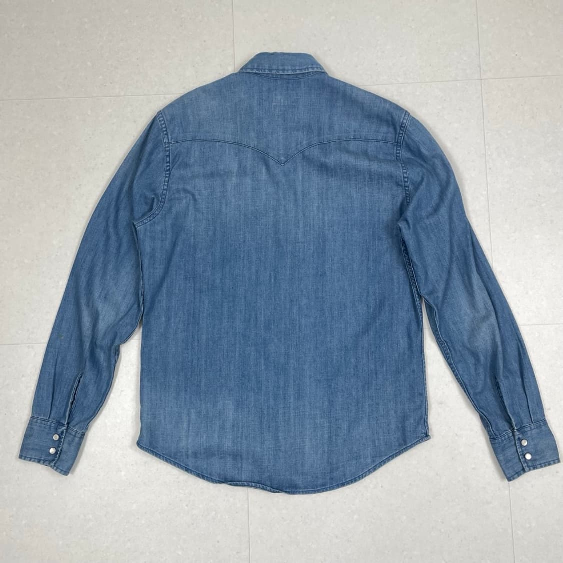 리바이스 Levi’s 라이트데님 웨스턴 스냅버튼 셔츠 M 상품이미지6