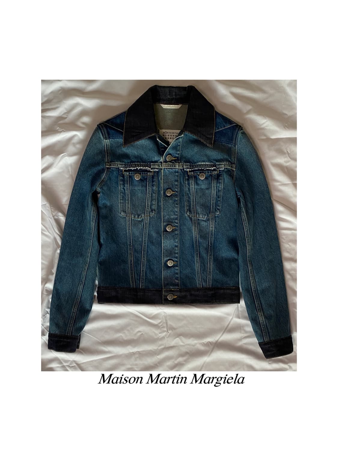 마르지엘라 백스티치 요크 데님 자켓 청자켓 아카이브 상품이미지1