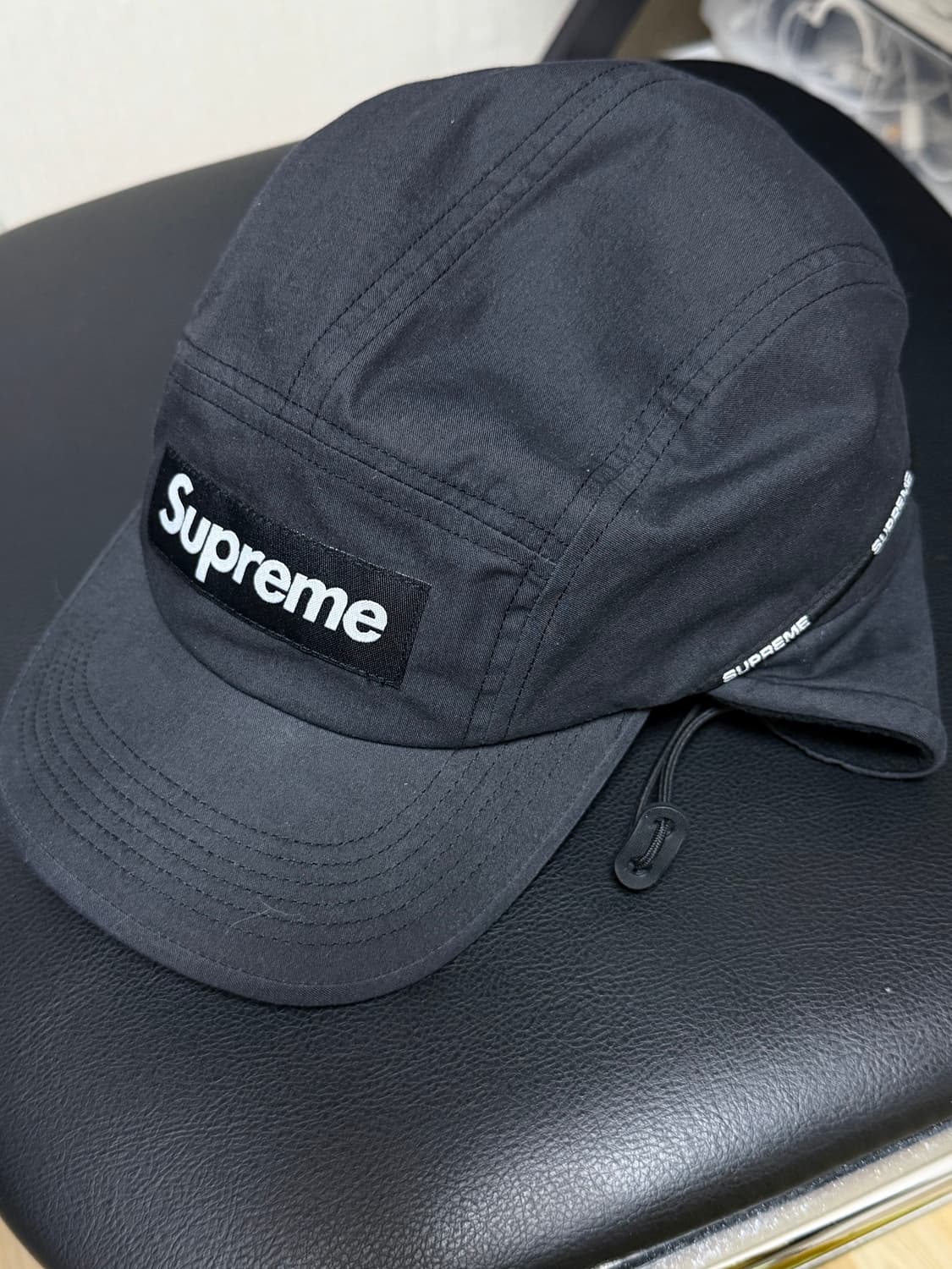 슈프림 패커블 캠프캡 블랙 상품이미지1