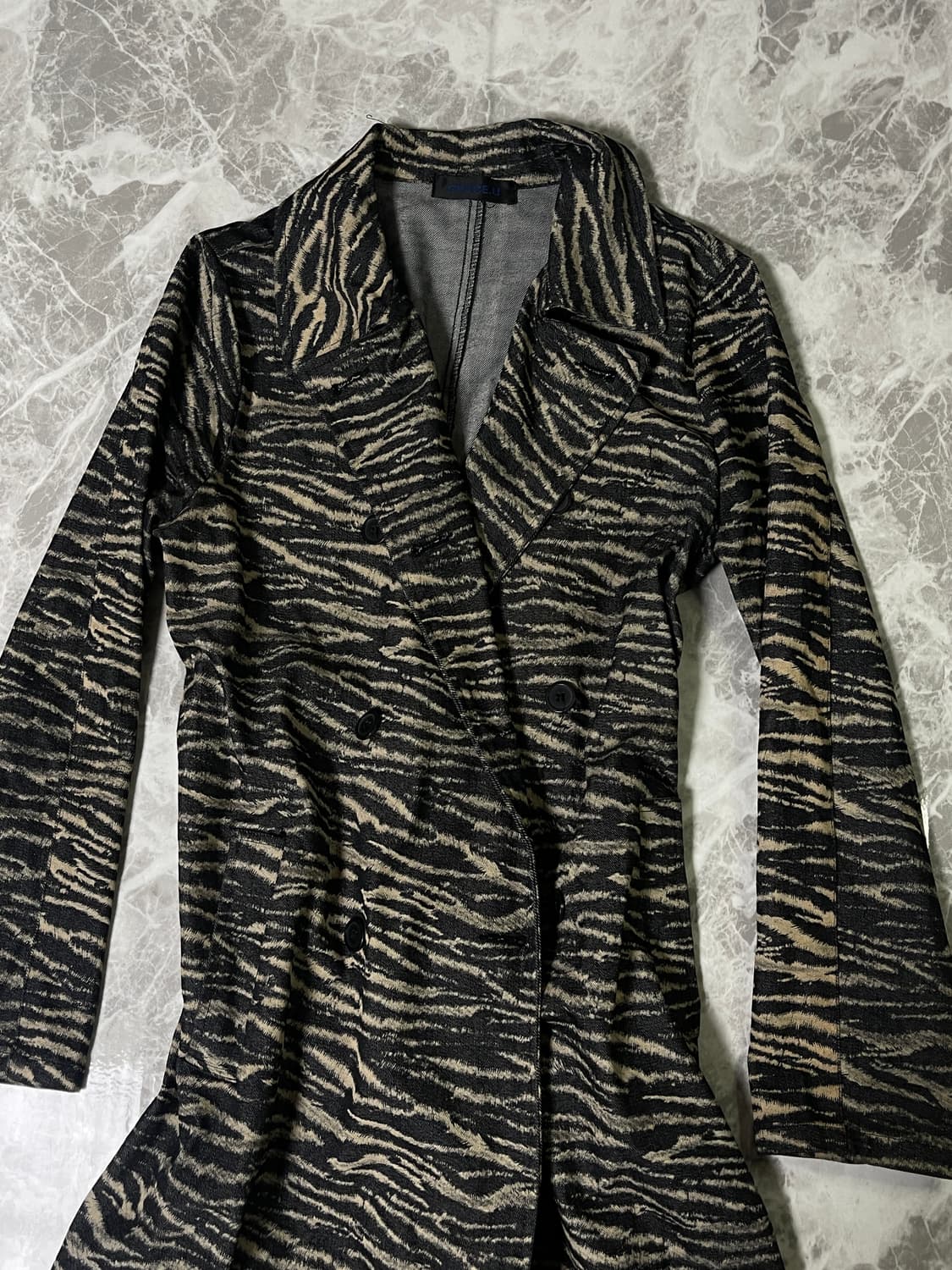 leopard trench coat 상품이미지2