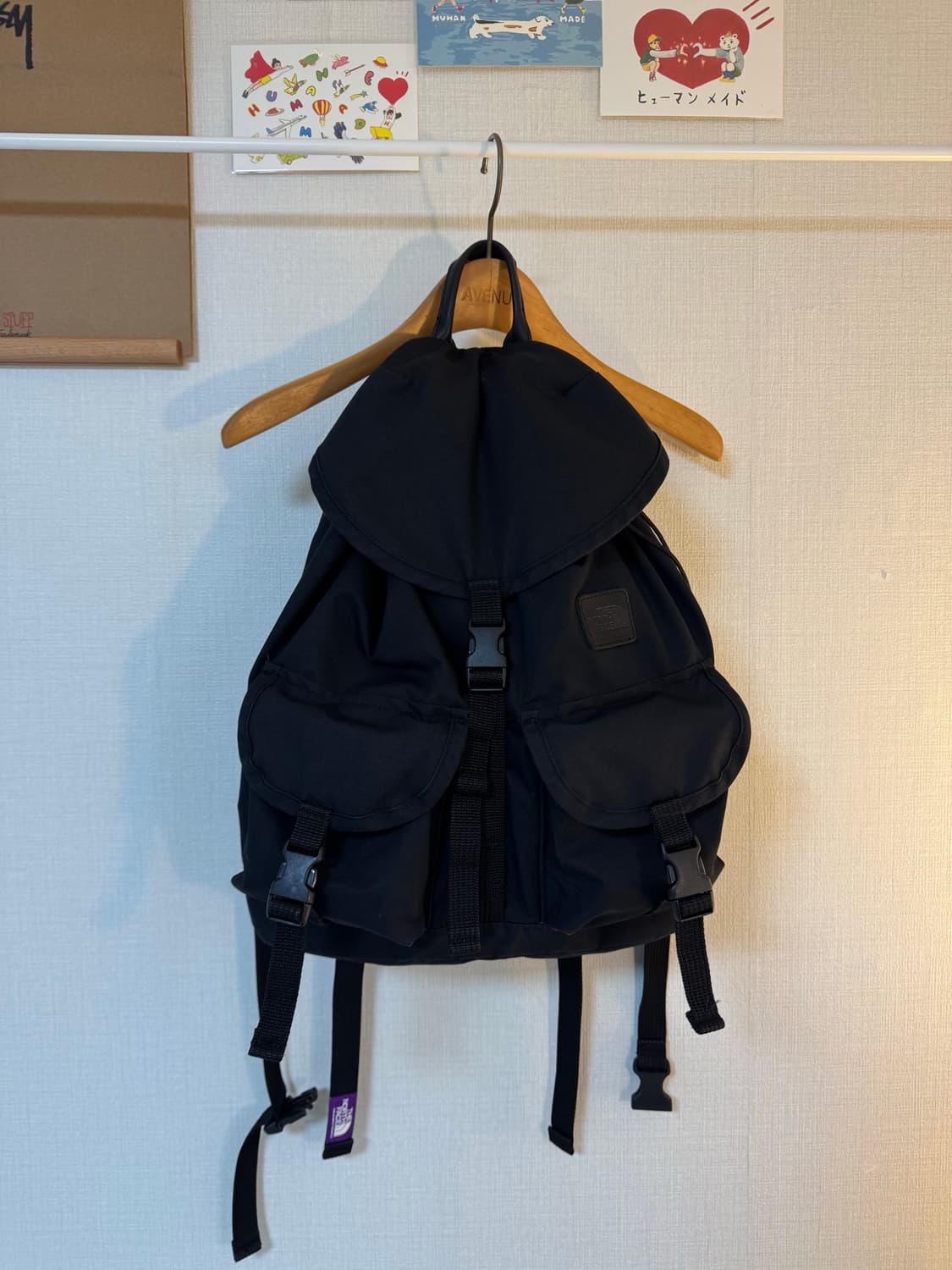 [OS]노스페이스 퍼플라벨 블랙 백팩 상품이미지1