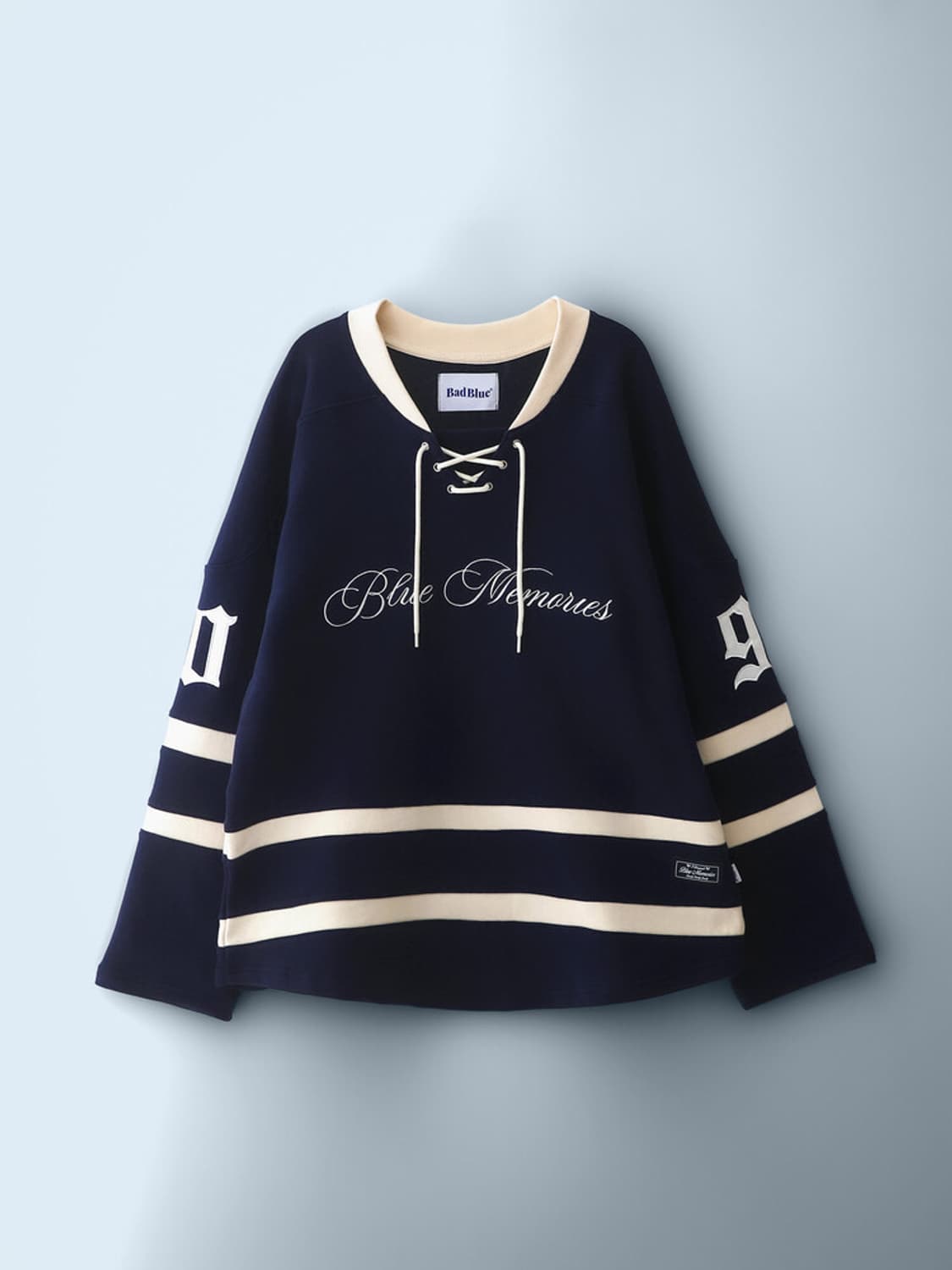 Bad Blue 배드블루 Hockey Jersey Navy 상품이미지2