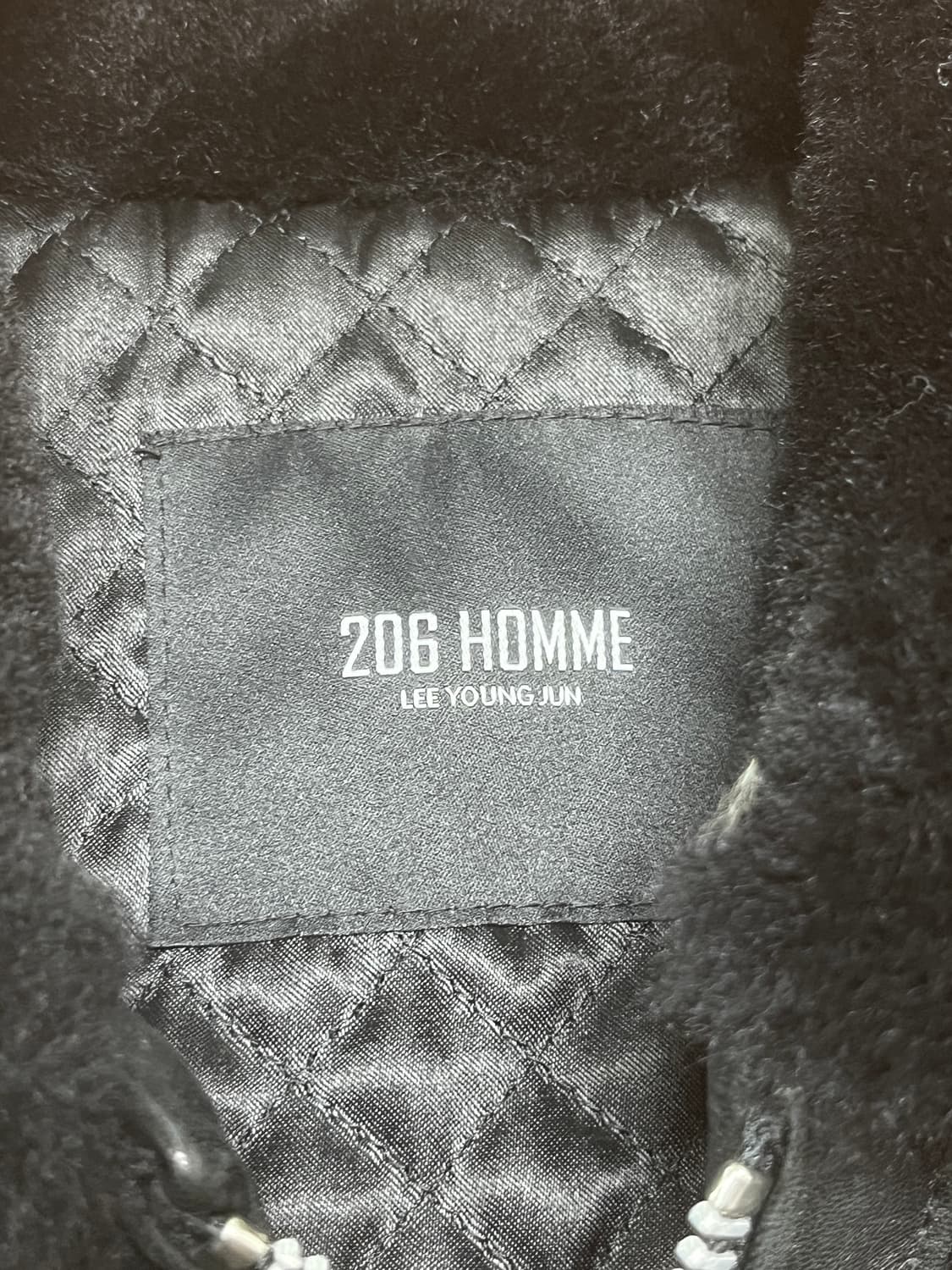 [52] 206옴므 그리즐리 울 자켓 블랙 상품이미지3