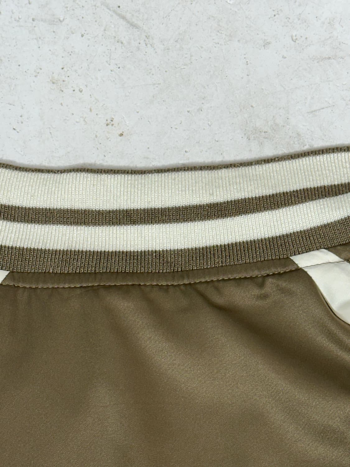 일본 빈티지 카키 화이트 리버시블 자켓  상품이미지10