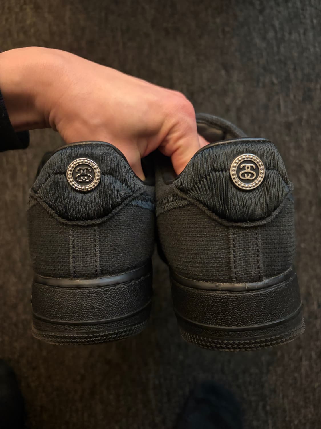 나이키 스투시 에어포스 1 로우 블랙 270 상품이미지3