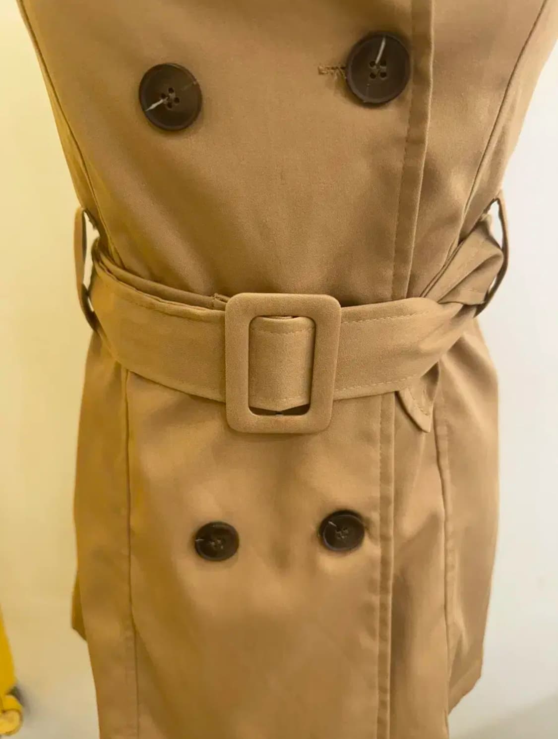 vtg 트렌치 무드 벨트 뷔스티에 미니 원피스 상품이미지3