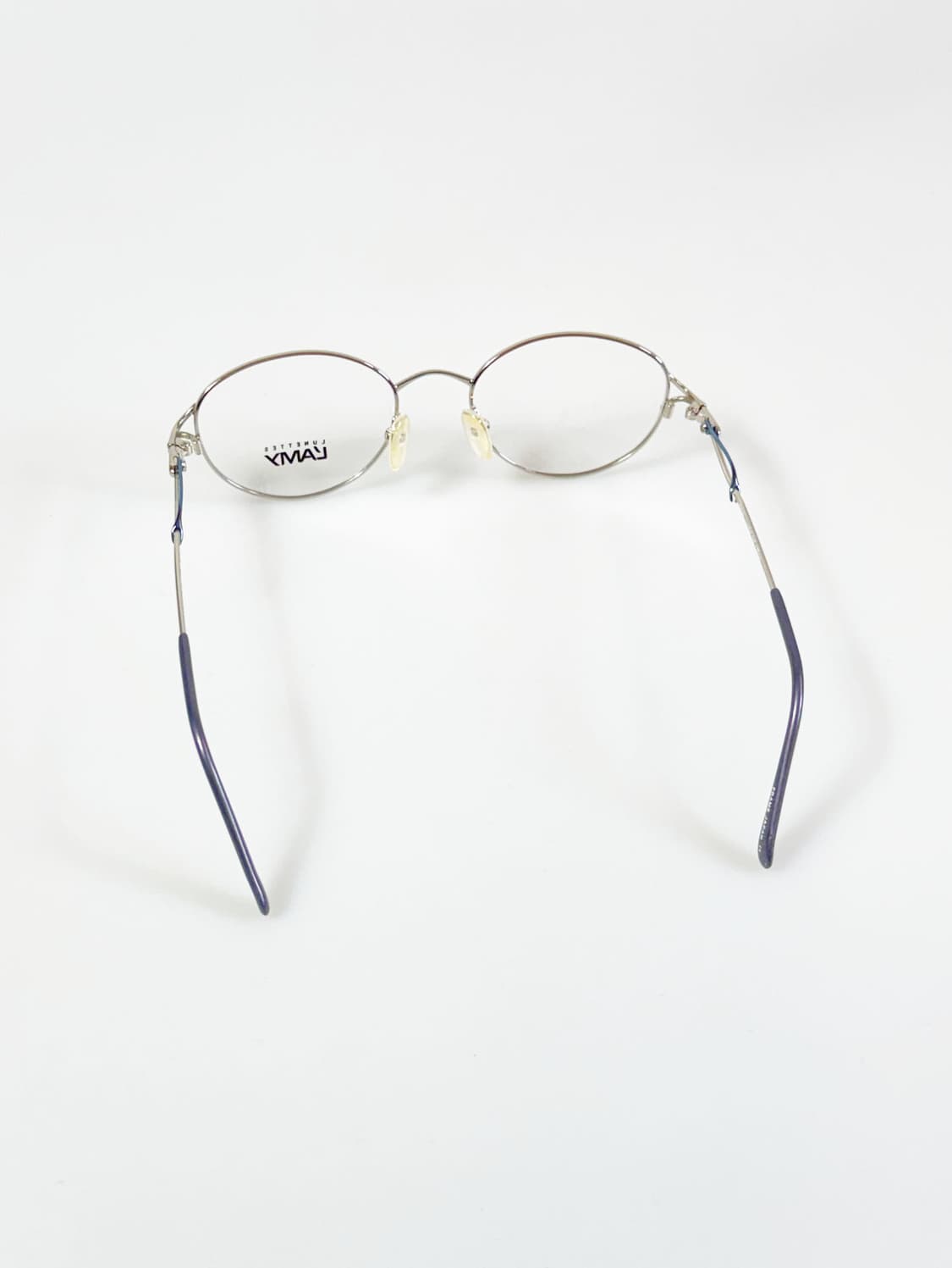 LAMY 실버 티타늄 슬림 오벌 프레임 빈티지 안경 상품이미지5