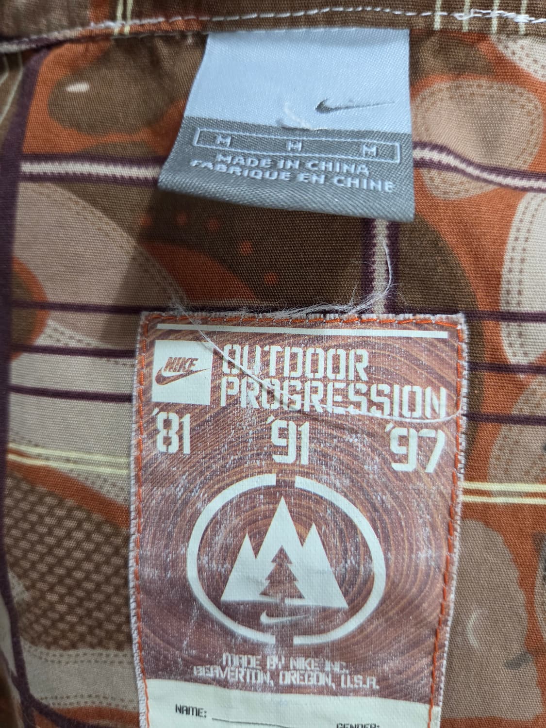 나이키 2005 아웃도어 프로그레션 자켓 상품이미지3