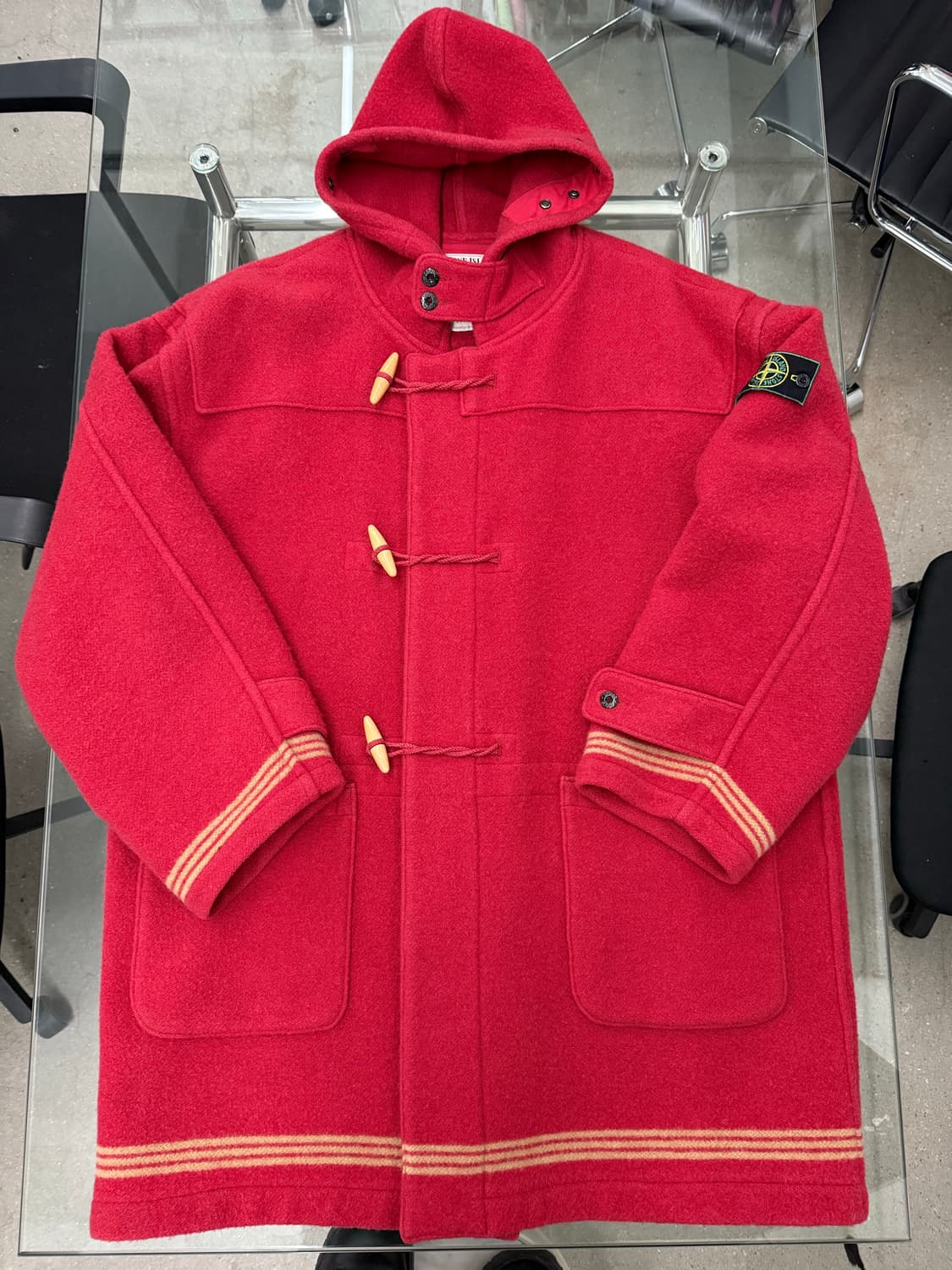 스톤아일랜드 90A/W MONTGOMERY COAT - RED 상품이미지1