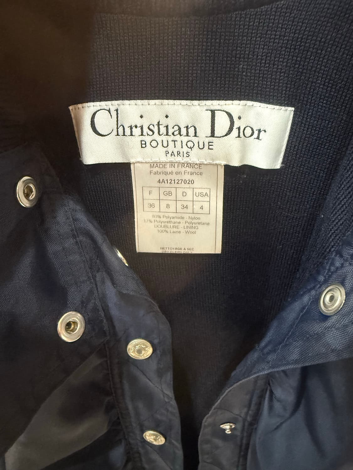 36/44-55 정품 디올 바이커 붐버자켓 팝니다 상품이미지2