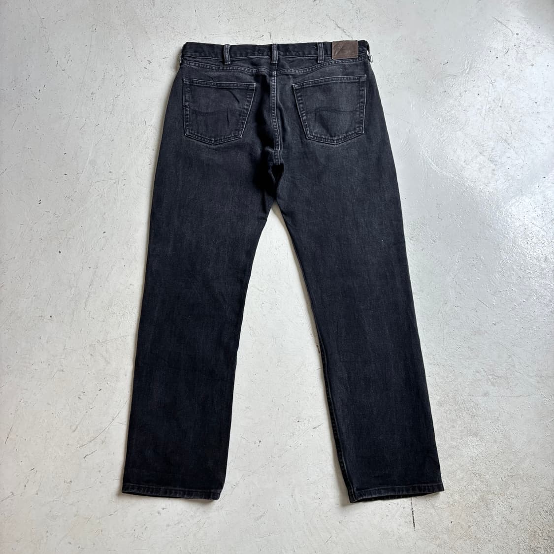 00s LEE 빈티지 흑청 데님팬츠 34x32 상품이미지6