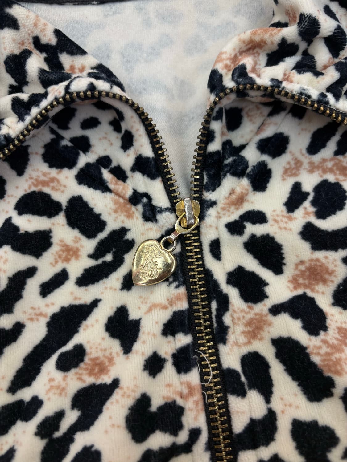 레오파드 슬림 집업 상품이미지3