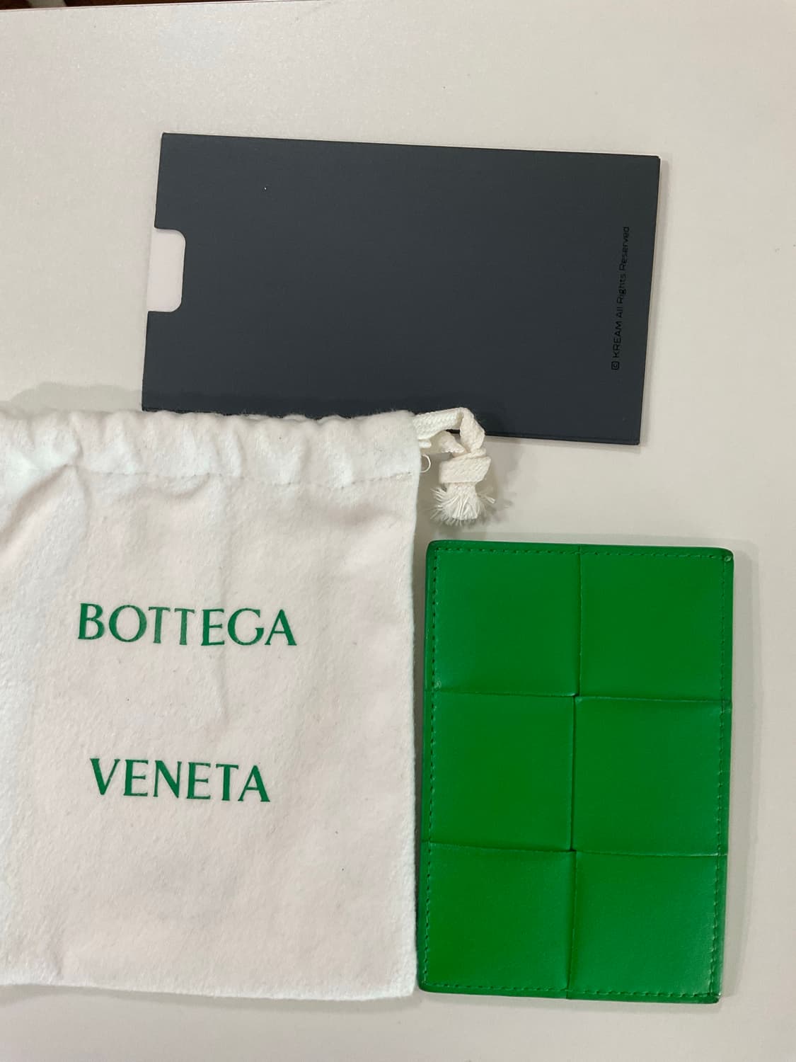 보테가 베네타 카드지갑 그린 상품이미지2