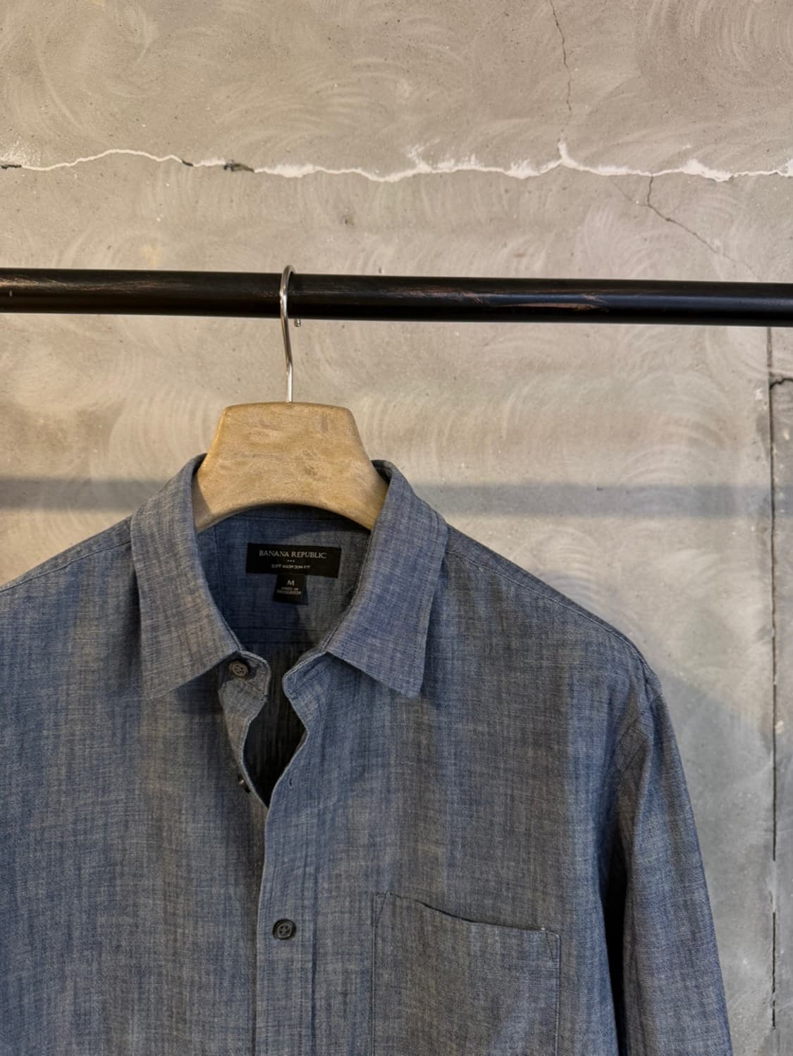 바나나 리퍼블릭 샴브레이 셔츠 100 상품이미지4