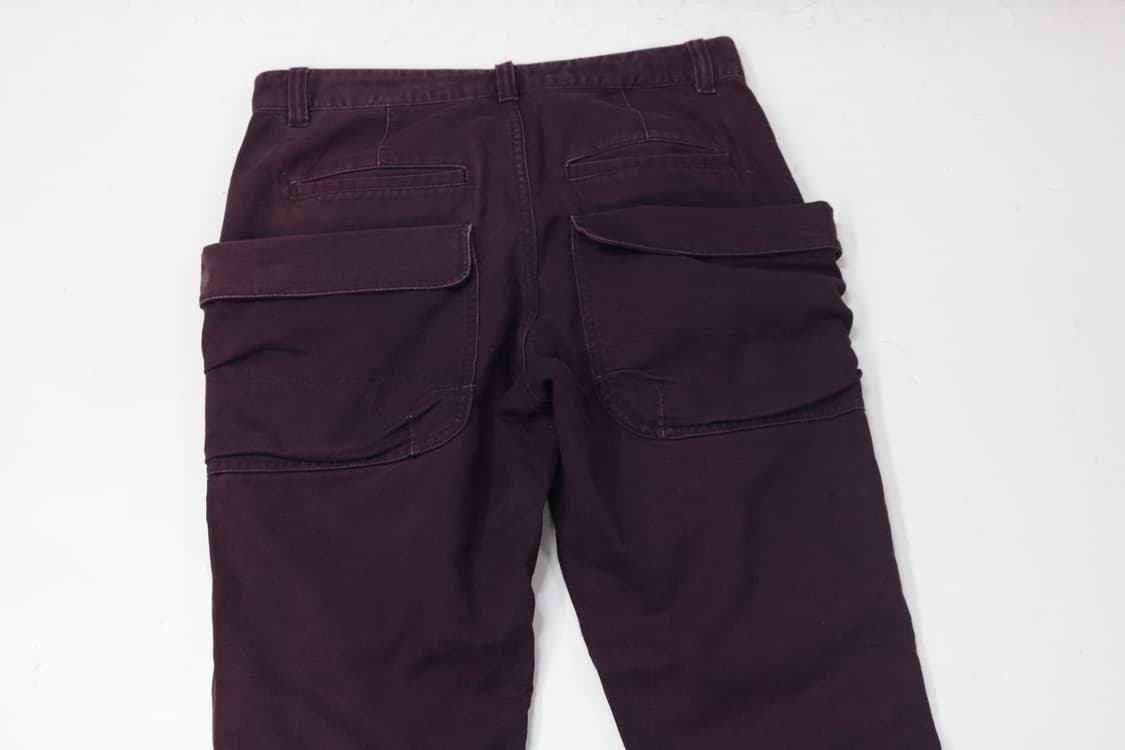BULL 빈티지 에스닉 포켓 디테일 퍼플 워크 팬츠 (M) 상품이미지7