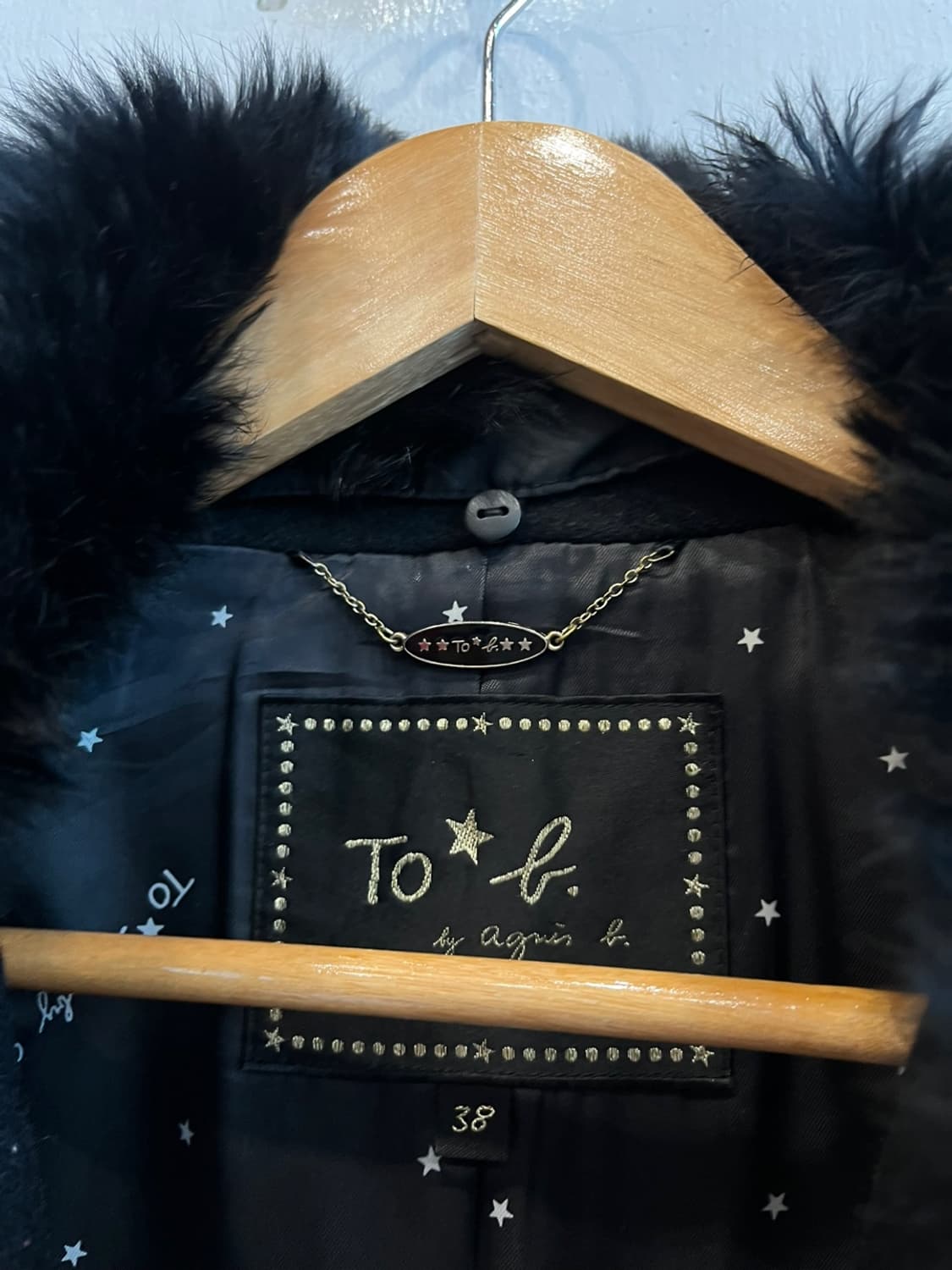 아네스베 울 코트 블랙 상품이미지3