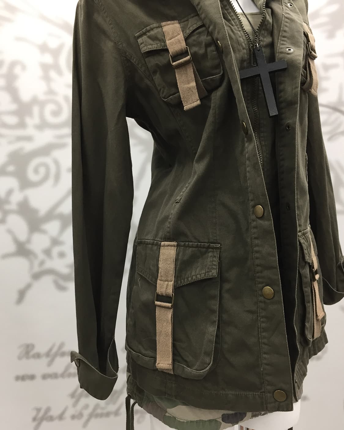 Grunge double zip jacket 상품이미지2