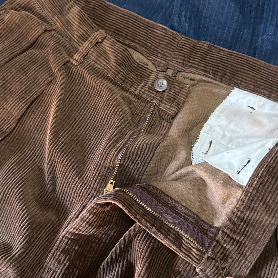 90‘s 폴로 랄프로렌 투턱 코듀로이 팬츠 34 상품이미지3