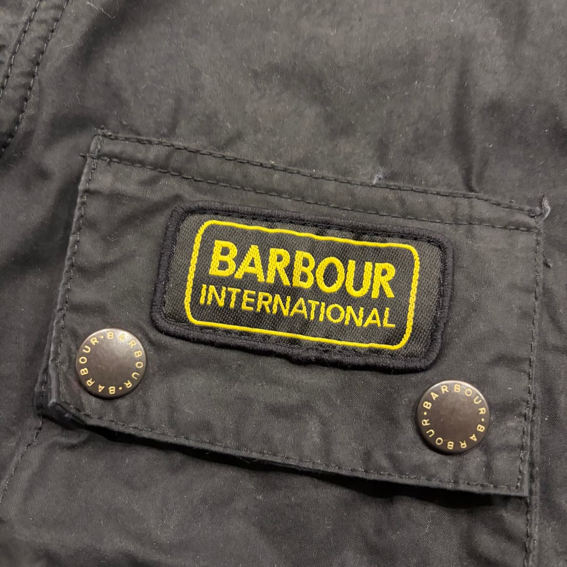 [M] 바버 인터내셔널 슬림 블랙 자켓 B984 상품이미지4