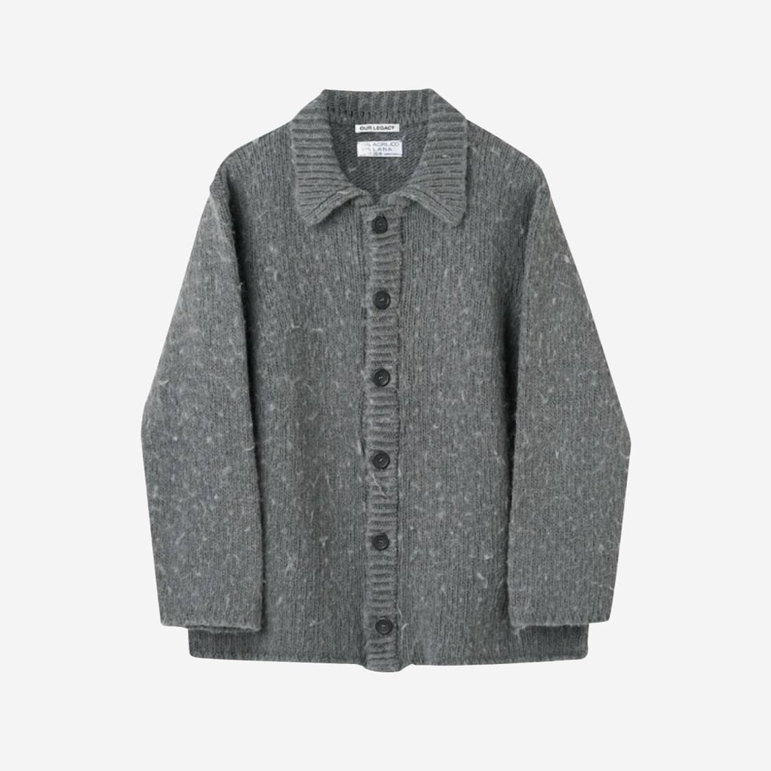 아워레가시 빅피케 가디건 그레이 50 상품이미지1