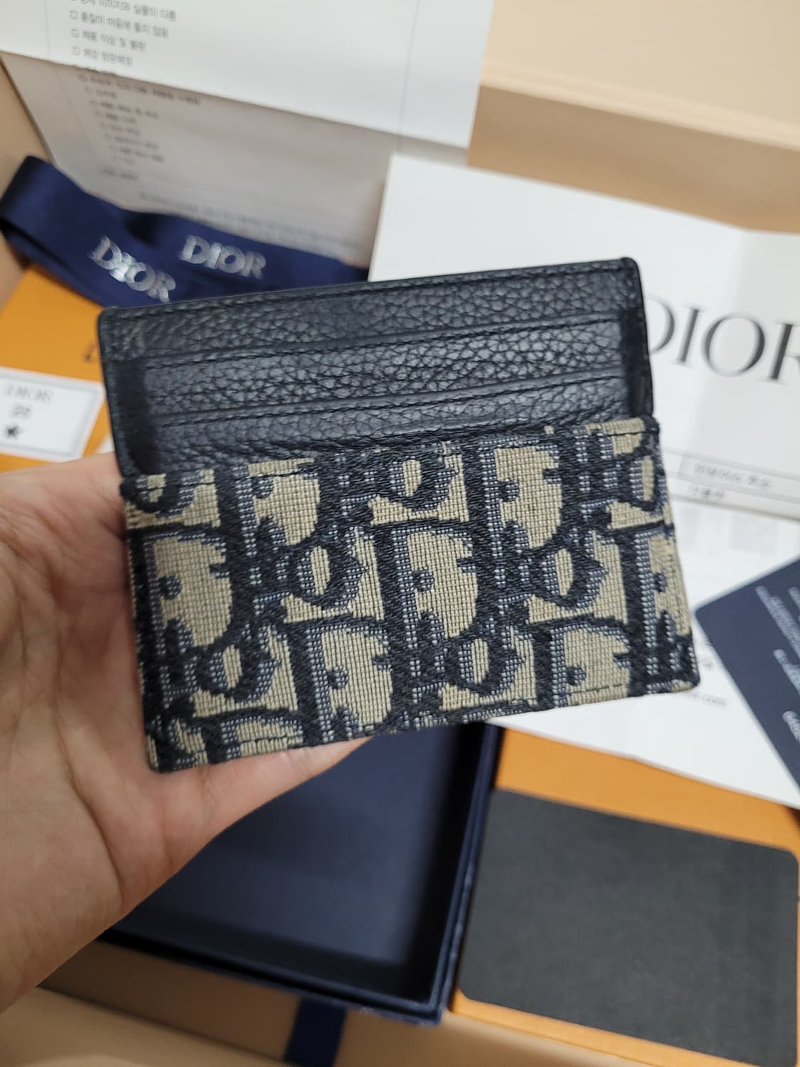 디올 오블리크 카드지갑 상품이미지3