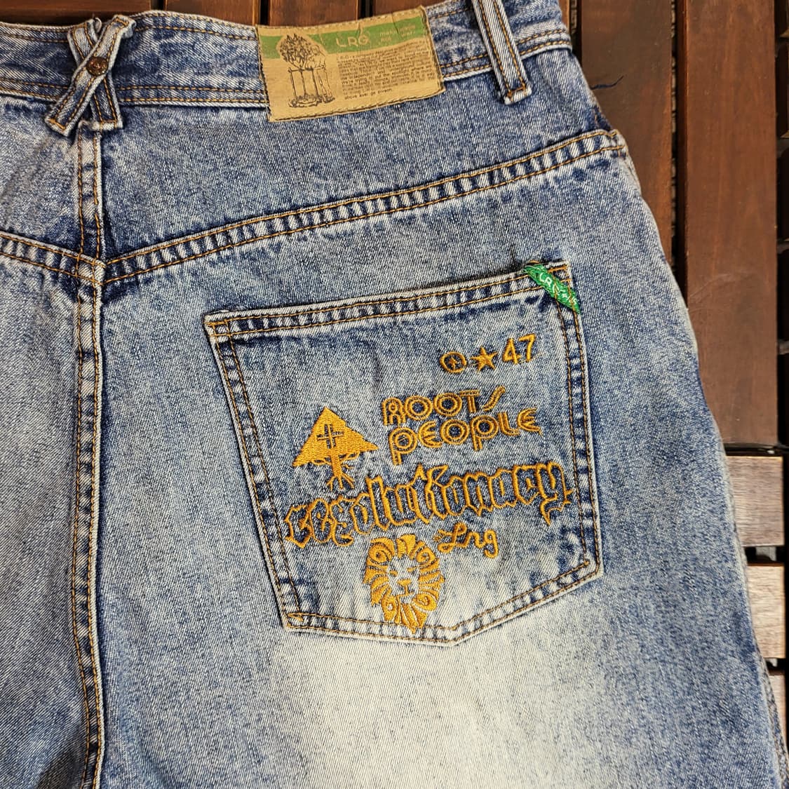 90s LRG 데님 반바지 (32) 상품이미지7