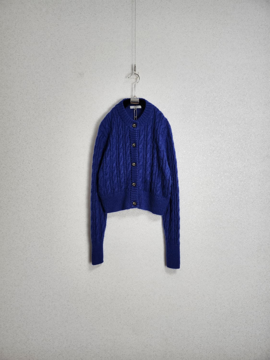 스토프 s205  키드모헤어 세미크롭 케이블 가디건55 66 상품이미지1