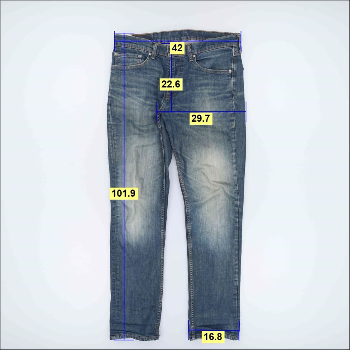 W32L34 리바이스 511 데님팬츠 0202H2 상품이미지9