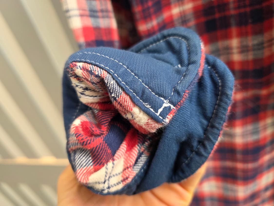 마카 후드체크셔츠  상품이미지7