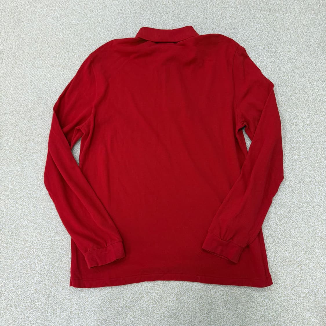 4 라코스테 레드 긴팔 폴로티 0225T1 상품이미지2