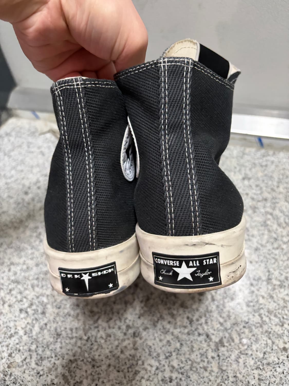 280 릭오웬스 다크쉐도우 커버스 터보다크 척70 하이 상품이미지2