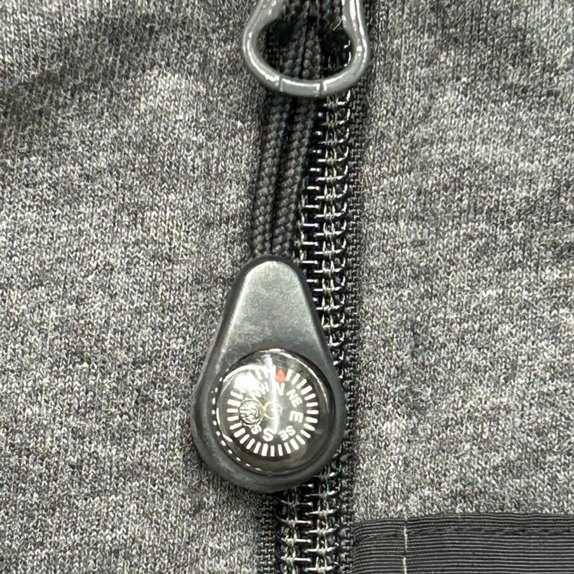 노스페이스 그레이/블랙 컬러 배색 후드집업 L 상품이미지5